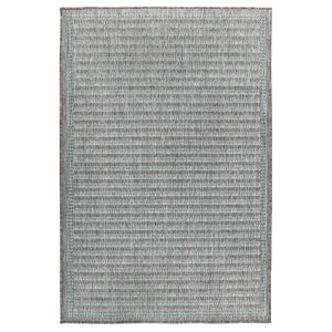 Trans-Ocean Liora Manne Malibu Simple Border Casual Indoor/Outdoor Power Loomed 88% Polypropylene/12% Polyester Rug Aqua 7'10" x 9'10"