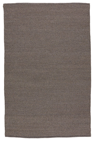 Jaipur Living Ryker Indoor/ Outdoor Solid Brown/ Gray Area Rug (10'X14')