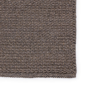 Jaipur Living Ryker Indoor/ Outdoor Solid Brown/ Gray Area Rug (10'X14')