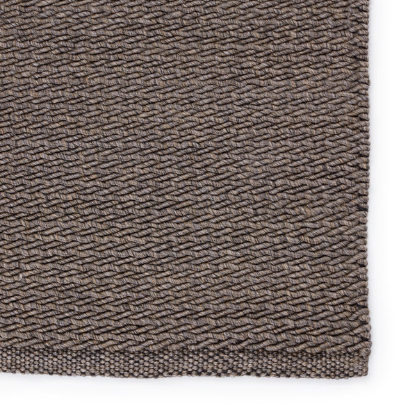 Jaipur Living Ryker Indoor/ Outdoor Solid Brown/ Gray Area Rug (10'X14')
