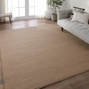 Jaipur Living Maverick Ryker MAV09 Handwoven Handmade Outdoor Contemporary Rug Taupe 6' x 9'