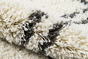 Momeni Maya MAY-1 Machine Made Contemporary Geometric Indoor Area Rug Ivory 9'3" x 12'6" MAYA0MAY-1IVY93C6