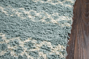 Momeni Maya MAY-3 Machine Made Contemporary Geometric Indoor Area Rug Blue 9'3" x 12'6" MAYA0MAY-3BLU93C6