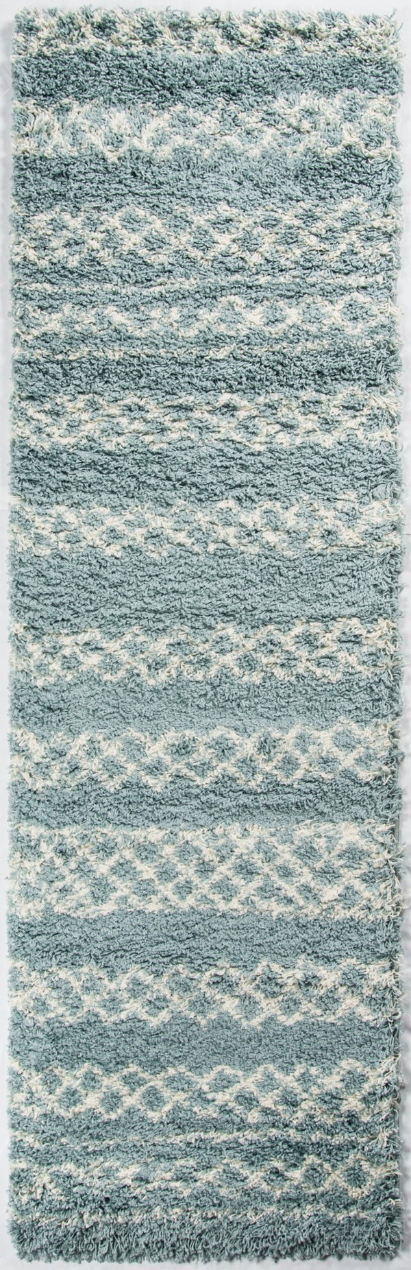 Momeni Maya MAY-3 Machine Made Contemporary Geometric Indoor Area Rug Blue 9'3" x 12'6" MAYA0MAY-3BLU93C6