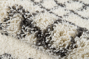 Momeni Maya MAY-3 Machine Made Contemporary Geometric Indoor Area Rug Ivory 9'3" x 12'6" MAYA0MAY-3IVY93C6