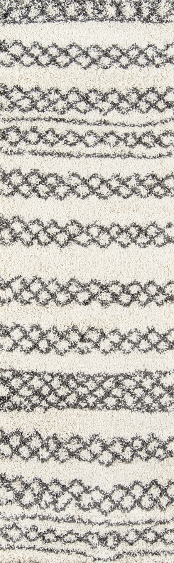 Momeni Maya MAY-3 Machine Made Contemporary Geometric Indoor Area Rug Ivory 9'3" x 12'6" MAYA0MAY-3IVY93C6