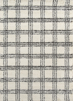 Momeni Maya MAY-4 Machine Made Contemporary Geometric Indoor Area Rug Ivory 9'3" x 12'6" MAYA0MAY-4IVY93C6