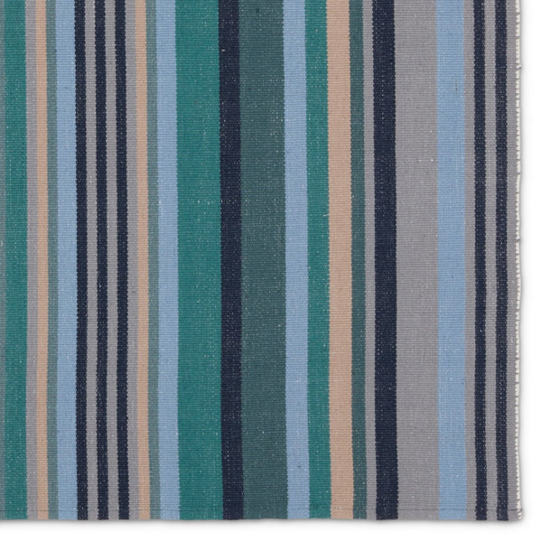 Jaipur Living Mazarro Sergio MAZ02 Handwoven Handmade Indoor Coastal Rug Teal 9' x 12'