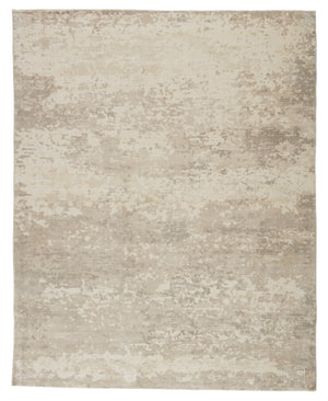 Barclay Butera by Jaipur Living Retreat Handmade Abstract Light Gray/ Ivory Area Rug (9'X12')