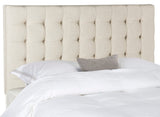 Safavieh Lamar Wheat Tufted Headboard Wheat Fabric/Wood/Metal MCR4625G-F