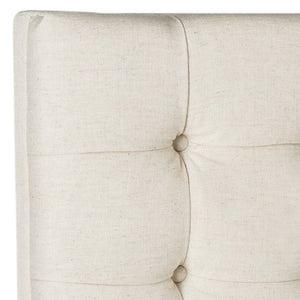 Safavieh Lamar Wheat Tufted Headboard Wheat Fabric/Wood/Metal MCR4626G-Q