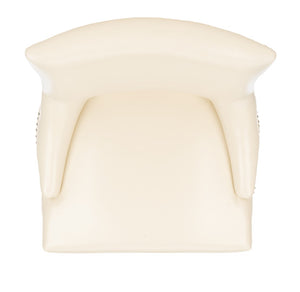 Safavieh Lotus 19''H Kd Side Chair (Set Of 2) Silver Nail Heads MCR4700B-SET2