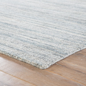 Jaipur Living Vassa Handmade Solids & Heathers Blue/ Gray Area Rug (12'X15')