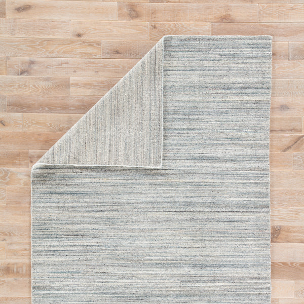 Jaipur Living Vassa Handmade Solids & Heathers Blue/ Gray Area Rug (9'X13')