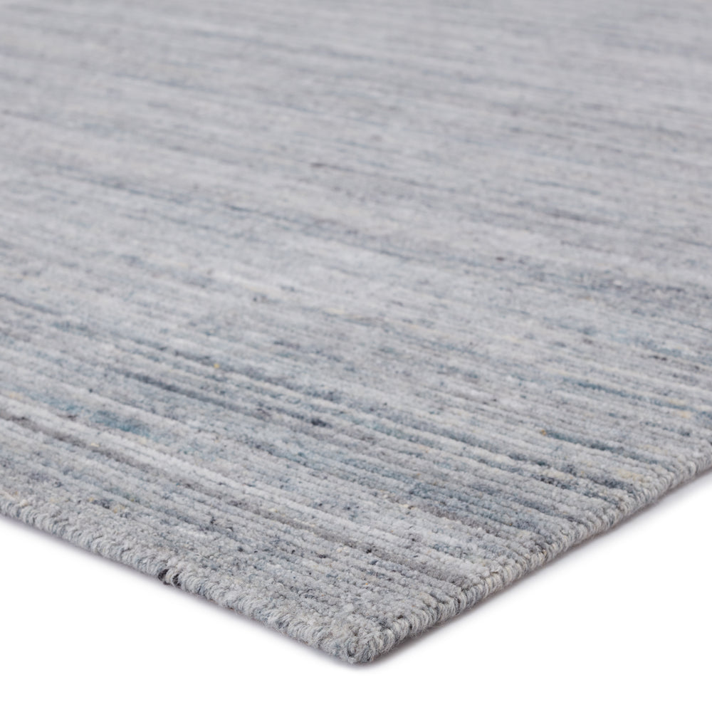 Jaipur Living Evenin Handmade Solid Blue/ Gray Area Rug (9'X13')