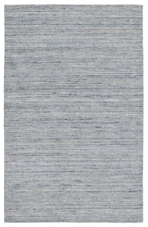 Jaipur Living Evenin Handmade Solid Blue/ Gray Area Rug (9'X13')