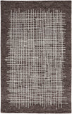 Maddox Modern Tufted Architectural Accent Rug, Chocolate Brown, 2ft x 3ft 14ft