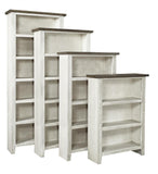 Aspenhome Eastport Farmhouse 48" Bookcase with 2 fixed shelves ME3448-MBL