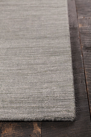 Chandra Rugs Medona 75% Wool + 25% Polyester Hand-Woven Contemporary Rug Grey/Green 9' x 13'