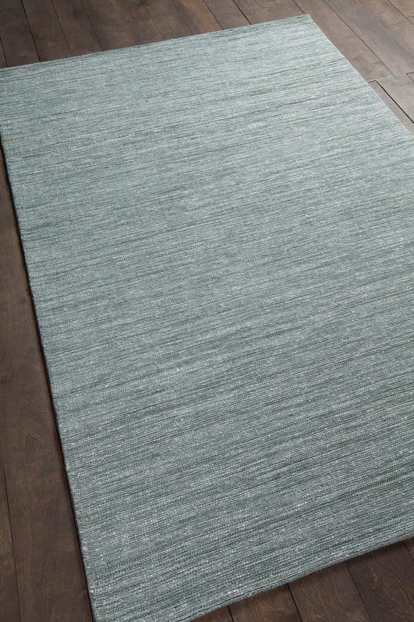 Chandra Rugs Medona 75% Wool + 25% Polyester Hand-Woven Contemporary Rug Grey/Green 9' x 13'