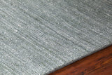 Chandra Rugs Medona 75% Wool + 25% Polyester Hand-Woven Contemporary Rug Grey/Green 9' x 13'