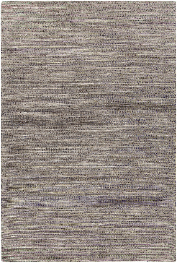 Chandra Rugs Medona 75% Wool + 25% Polyester Hand-Woven Contemporary Rug Sand/Blue/Brown 9' x 13'