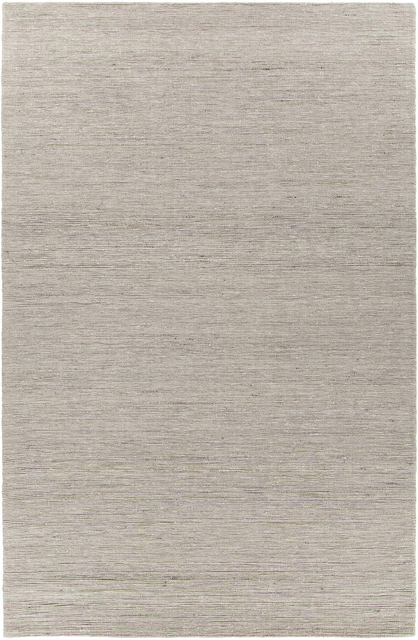 Chandra Rugs Medona 75% Wool + 25% Polyester Hand-Woven Contemporary Rug Sand/Silver 9' x 13'