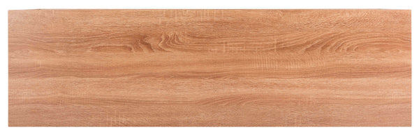 Shiloh Retro-Inspired TV Stand with Luxurious Wood Design and Stylish Gold-Capped Metal Legs