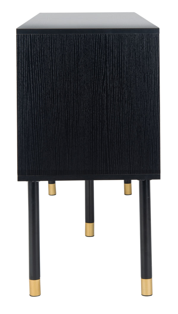 Shiloh Media Stand in White / Black