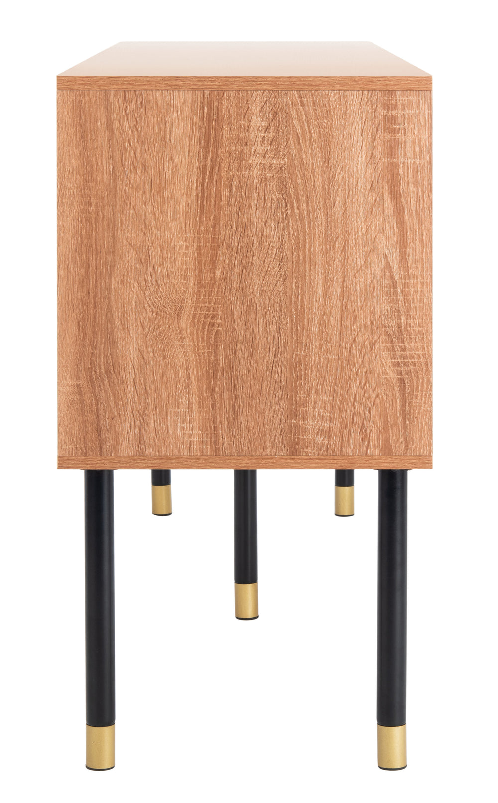 Oakley Retro-Inspired TV Stand with Stylish Metal Legs and Elegant Wood Top for Modern Living Rooms