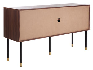 Oakley Media Stand in Walnut / White