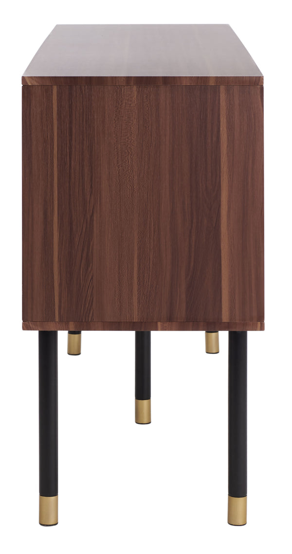 Oakley Media Stand in Walnut / White