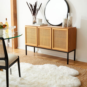 Safavieh Zadie 2 Shelf Rattan Sideboard MED5010C