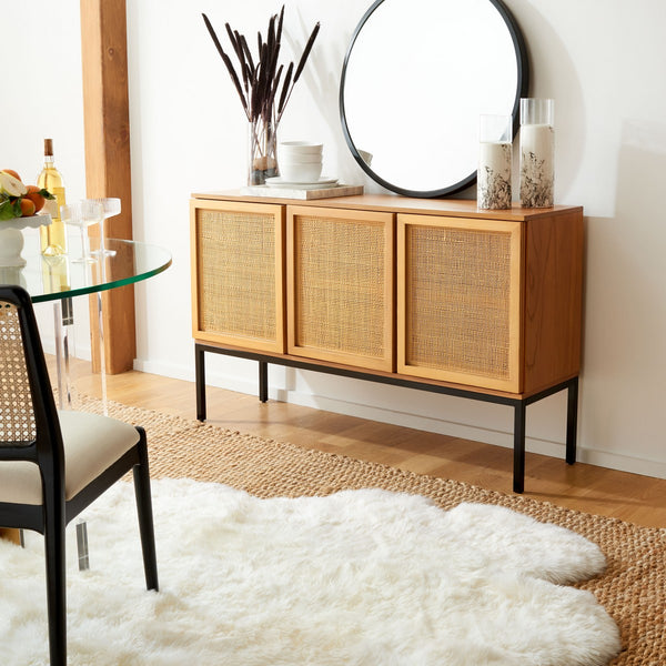 Safavieh Zadie 2 Shelf Rattan Sideboard MED5010C