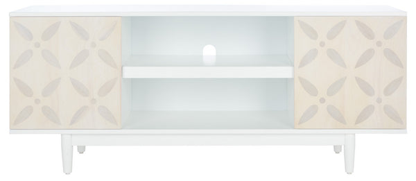 Safavieh Faye 3 Shelf Patterned Media Stand MED5011A