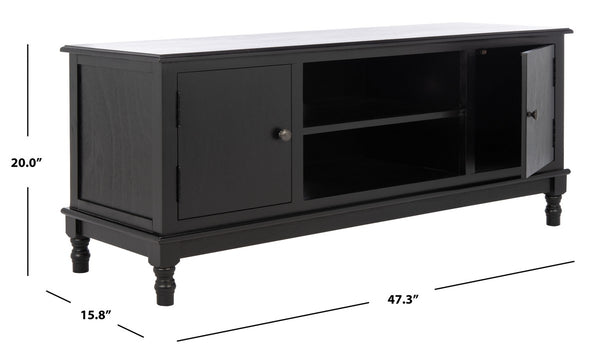 Safavieh Ozark 2 Door 1 Shelf Media Stand MED5700B