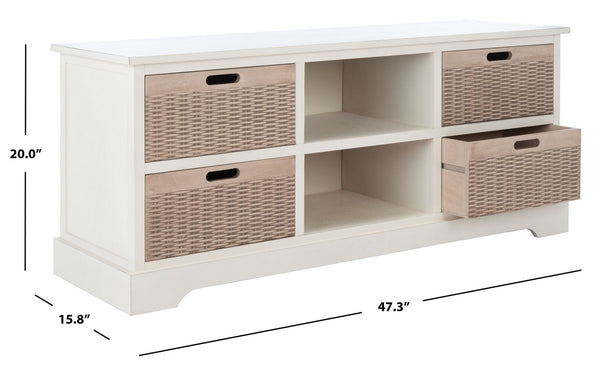 Safavieh Landers 4 Drawer Media Stand MED5704A