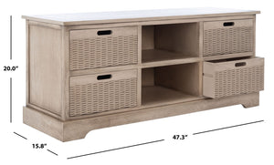 Safavieh Landers 4 Drawer Media Stand MED5704D