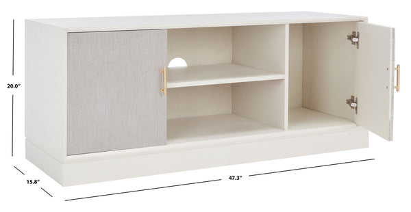 Safavieh Estella 2Dr 1 Shelf Media Stand MED5711A