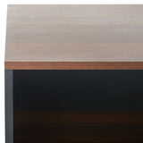 Safavieh Merrick Media Stand  Walnut / Black  MED9302A