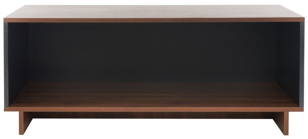 Safavieh Merrick Media Stand  Walnut / Black  MED9302A