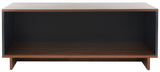 Safavieh Merrick Media Stand  Walnut / Black  MED9302A