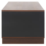 Safavieh Merrick Media Stand  Walnut / Black  MED9302A