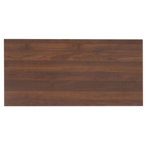 Safavieh Merrick Media Stand  Walnut / Black  MED9302A