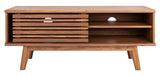 Safavieh Aurelio 2 Shelf Media Stand in Walnut MED9600A