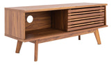 Safavieh Aurelio 2 Shelf Media Stand in Walnut MED9600A