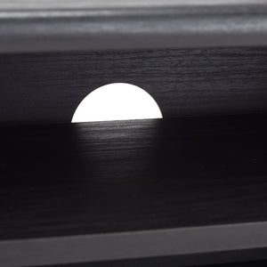 Safavieh Aurelio 2 Shelf Media Stand Black   Honeycomb/ Pb / Mdf/ Rubber Wood MED9600B