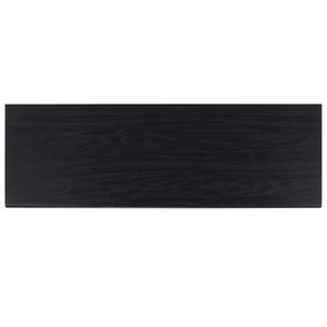 Safavieh Aurelio 2 Shelf Media Stand Black   Honeycomb/ Pb / Mdf/ Rubber Wood MED9600B