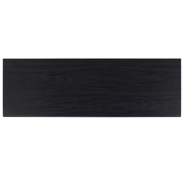 Safavieh Aurelio 2 Shelf Media Stand Black   Honeycomb/ Pb / Mdf/ Rubber Wood MED9600B