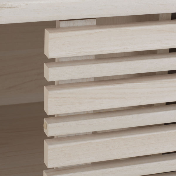 Safavieh Aurelio 2 Shelf Media Stand White   Honeycomb/ Pb / Mdf/ Rubber Wood MED9600C